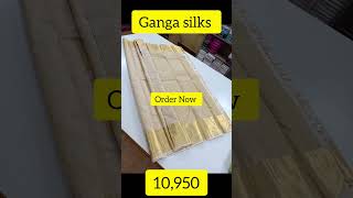 Pure handloom kanchipuram bridal silk sarees rich pallu with blouse price 10,950/- free Delivery