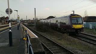 EMR 170517 departing Grantham Station 20/12/2022