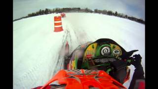 Arctic Cat 04 F5 Sno Pro Semi Pro Open Final Manawa WI Snodeo Feb 2013