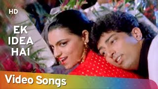 Ek Idea Hai (HD) | Karan (1994) | Vindu Dara Singh | Trishna | Lata Mangeshkar | Kumar Sanu