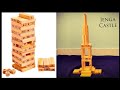 How to build a castle with Jenga blocks || Creative building block of Jenga Castle