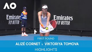 Alizé Cornet v Viktoriya Tomova Highlights (1R) | Australian Open 2022