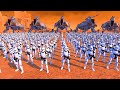 Clone Army Invades Huge Geonosis Bunker Defense! - Men of War: Star Wars Mod Battle Simulator