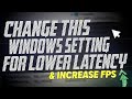 🔧 Adjusting this WINDOWS setting to get MORE FPS & Lower Latency (upto 15%)