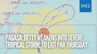 Pagasa: Betty weakens into severe tropical storm; to exit PAR Thursday