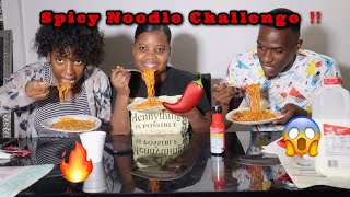 2X Spicy Noodles challenge 🔥🔥 With my friends