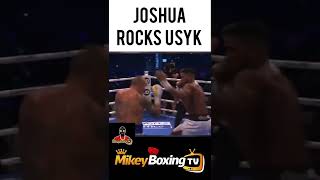 JOSHUA STUNS USYK #boxing #fight #shorts anthony Joshua Dillian White mayweather