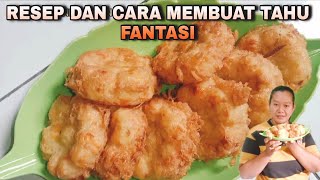 RESEP|| CARA MEMBUAT TAHU FANTASI BIHUN WORTEL