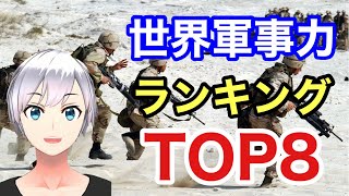 世界軍事力ランキングTOP８