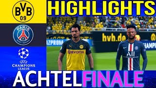 FIFA 20: Dortmund gegen Paris /\  ACHTELFINALE  /\ HIGHLIGHTS /\  Champions League Prognose
