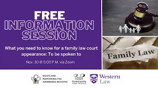 CLS Info Session 11 - To Be Spoken To Court 11/30/2023