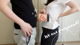 我們...懷孕了👶🏻 WE'RE PREGNANT!! 孕早期鬼打牆不停的生父、第一次聽到心跳、計劃在哪裡生