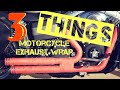 CLASSIC MOTORCYCLE EXHAUST WRAP INSTALL