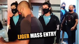 MASS ENTRY: Vijay Deverakonda Spotted At GYM Session in Hyderabad | LIGER | Daily Culture