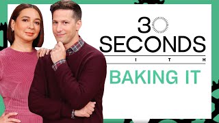 Maya Rudolph \u0026 Andy Samberg Explain 'Baking It' in 30 Seconds | Entertainment Weekly