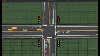 Traffic Intersection Simulation using Pygame (Part 1)