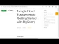 Google Cloud Fundamentals Getting Started with BigQuery