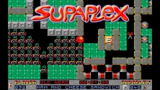 Supaplex | #92 Ham And Cheese Sandwich | PC (DOS) Gameplay 4K