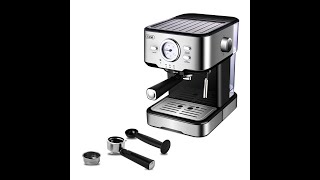 Gevi GECME403 U 1 batch Espresso Machine Operation Video