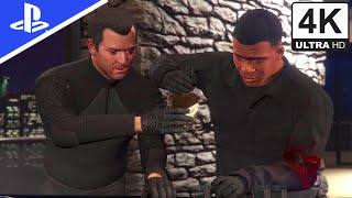 GTA 5 - Michael Franklin The Bureau Raid Mission In Stunning PS5 4K HDR 60FPS Gameplay!