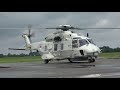 rnlaf nh 90 n 164 gardn24 flyby and landing startup u0026 departure teuge airport 6 aug 2021