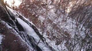 冬の華厳の滝　The Kegon Falls in winter