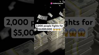 2,000 People Fight For $5,000,000??? #2000people #youtubechallenges #competition