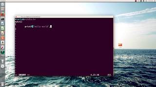 Print hello world | C Programming | Ubuntu | Linux