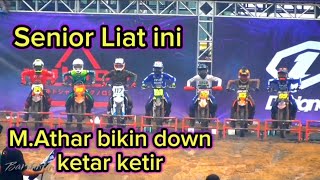 REACTION. M.ATHAR ALGIFAHRI 23 , BIKIN PEMBALAP SENIOR KETAR KETIR !! LIAT INI !!