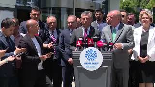CHP GENEL BAŞKANI ÖZGÜR ÖZEL ANKARA'DA 18/06/2025