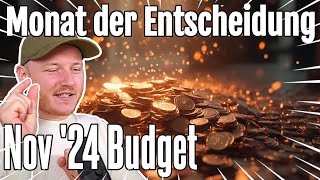 Projekt: Notgroschen 💸 | Monat der Entscheidung im November-Budget!