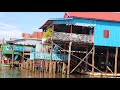 amazing kompong pluk village in great lake tonle sap កំពង់ភ្លុកសៀមរាប