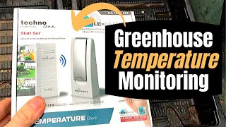 GREENHOUSE TEMPERATURE MONITORING - Set-up \u0026 Review (Technoline MA10001)