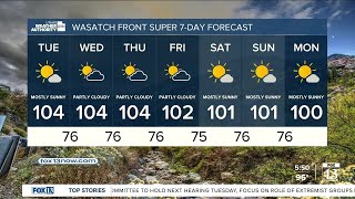 Utah's Weather Authority | Scorching hot all week - Monday, July 11 evening forecast