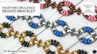 Maritime Opulence DIY Beaded Bracelet Tutorial