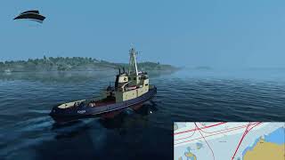 Ship Simulation Done Right - Tugboat Bonden in Port of Gothenburg - Virtual Sailor NG