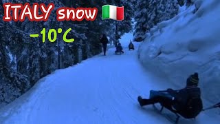 Dolomites Snow ♥️ winter relexation with 4k video. My Beautiful Italy. Dolomiti in italy.