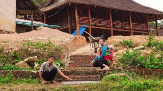 Building Stairs Down to the Bridge, Kitchen Gradually Completed | Family farm