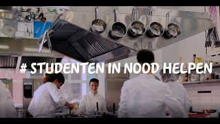 Studenten in nood helpen.