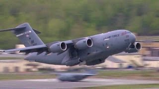 C-17 Globemaster III Taking Off at Joint Base Elmendorf-Richardson, Alaska | AiirSource