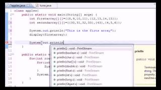 Java Programming Tutorial 34 Table for Multi Arrays xvid