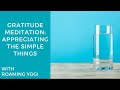 gratitude meditation appreciating the simple things