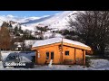 the log cabins at glenbeag mountain lodges a winter wonderland