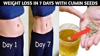 Drink Cumin Water Daily & Lose Belly Fat In 1 WEEK - Weight Loss Jeera Water - No Diet No Exercise