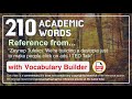 210 Academic Words Words Ref from 