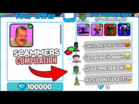 COMPILATION: I SCAMMED a SCAMMER- Toilet Tower Defense