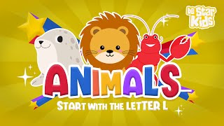 Learning Alphabet -  Animals Starting with L - Learn Animal Words That Start With Letters L
