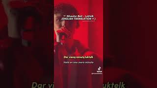 Silvester Belt - Luktelk (ENGLISH TRANSLATION, Lyrics) | 🇱🇹 Lithuania Eurovision 2024