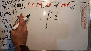 LCM of 4 and 6 | LCM How To Get Out By KclAcademy | In Hindi