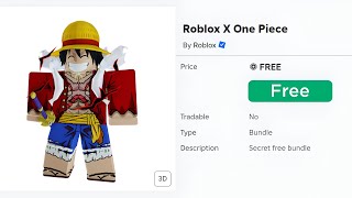 29 BEST GET LUFFY FREE ITEMS ON ROBLOX 2025 \u0026 0 ROBUX AVATARS ROBLOX